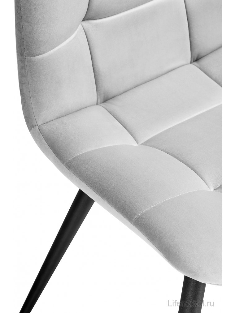 Стул на металлокаркасе Чилли К светло-серый / черный