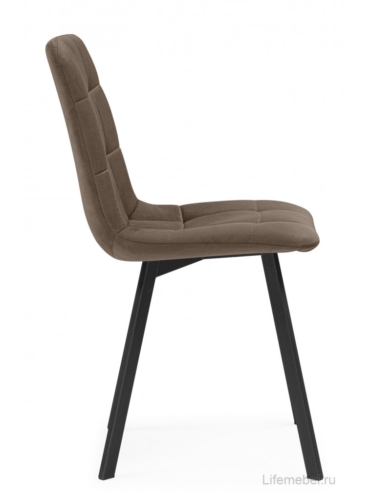 Стул на металлокаркасе Чилли коричневый / черный