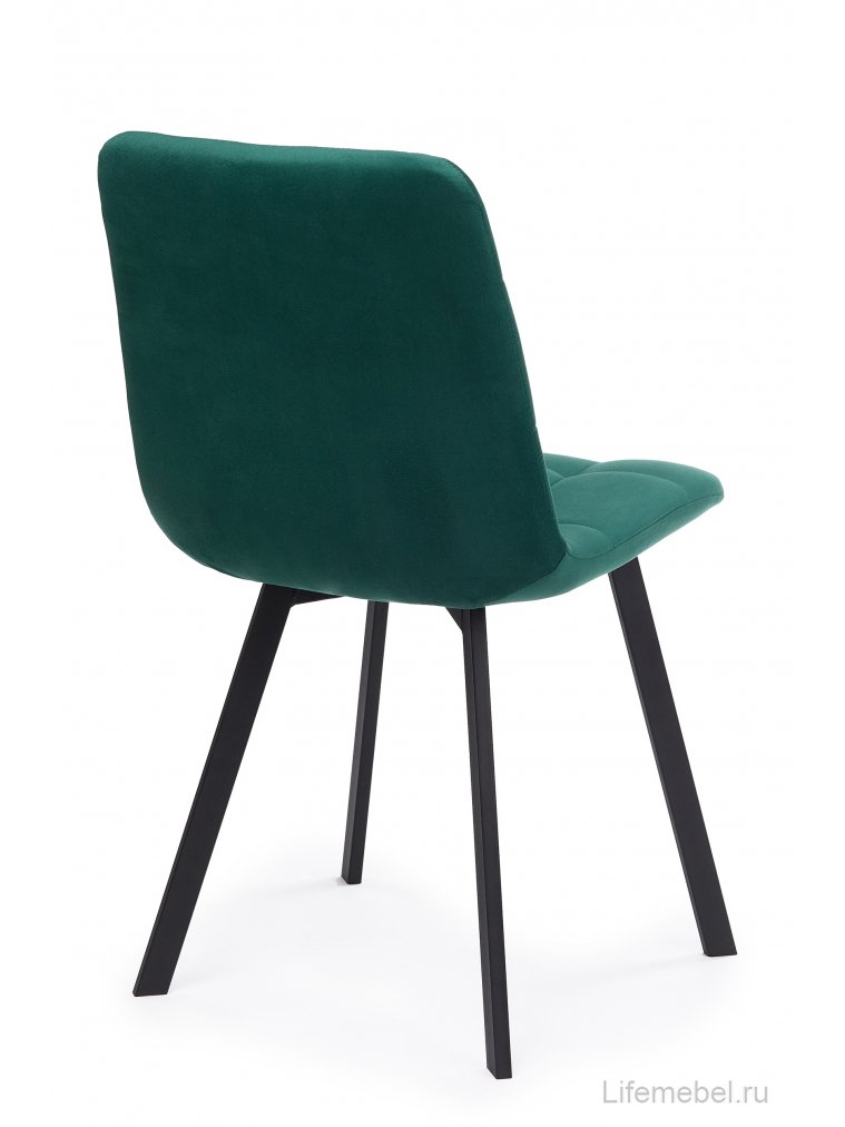 Стул на металлокаркасе Чилли зеленый / черный