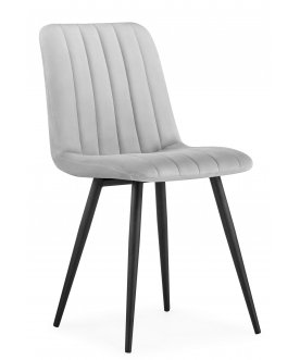 Стул на металлокаркасе Дани светло-серый (zd 960) / черный