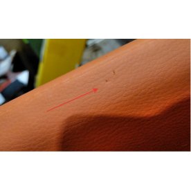 Стул на металлокаркасе DC2-001 orange / chrome DC2-001