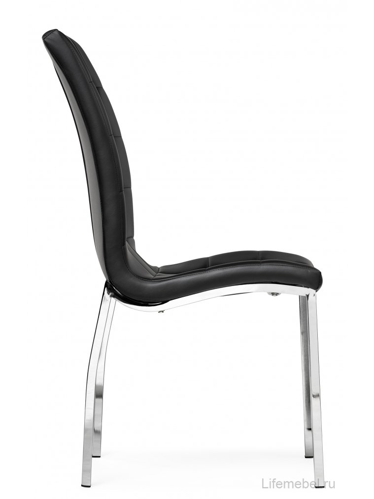 Стул на металлокаркасе DC2-092-2 black / chrome