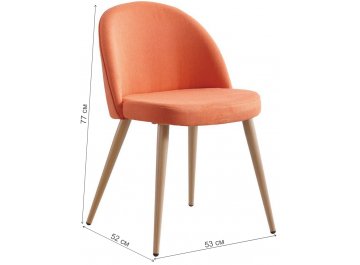 Стул на металлокаркасе DC373