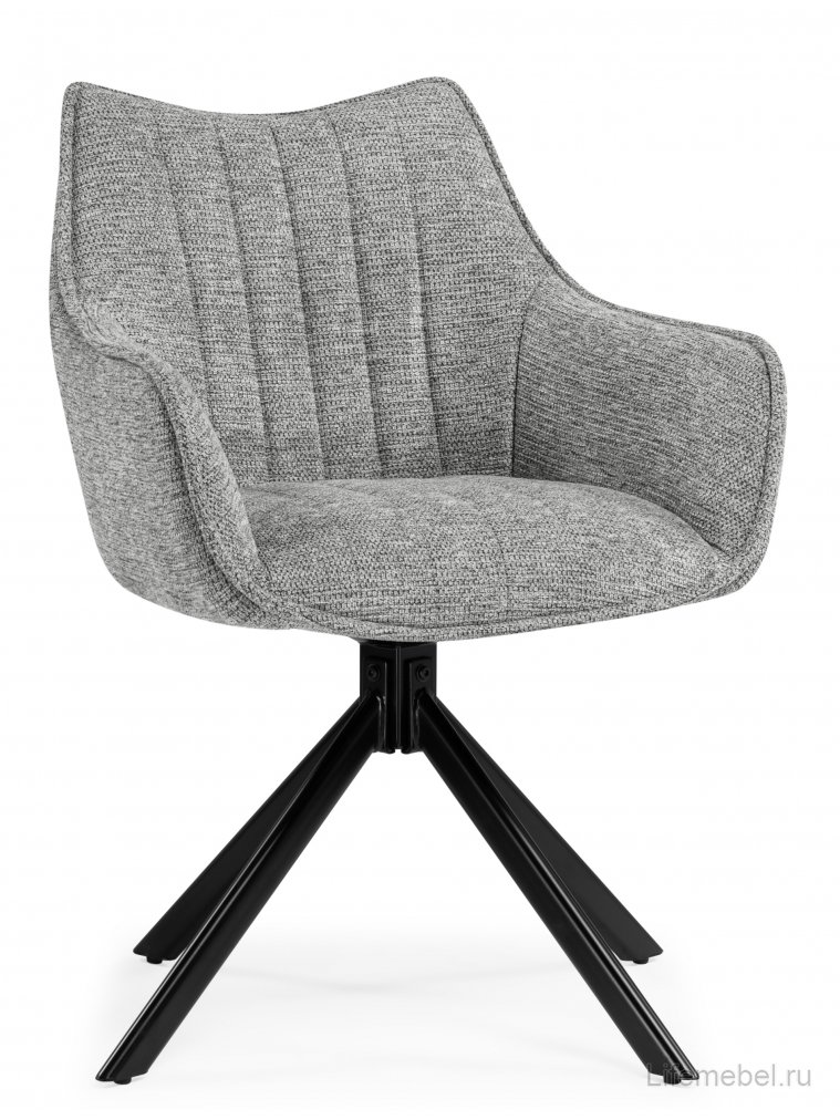 Стул на металлокаркасе Denever gray / black