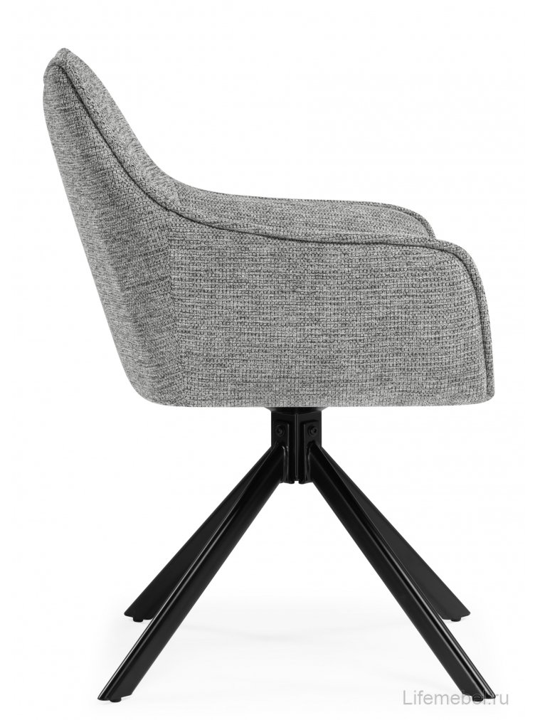 Стул на металлокаркасе Denever gray / black