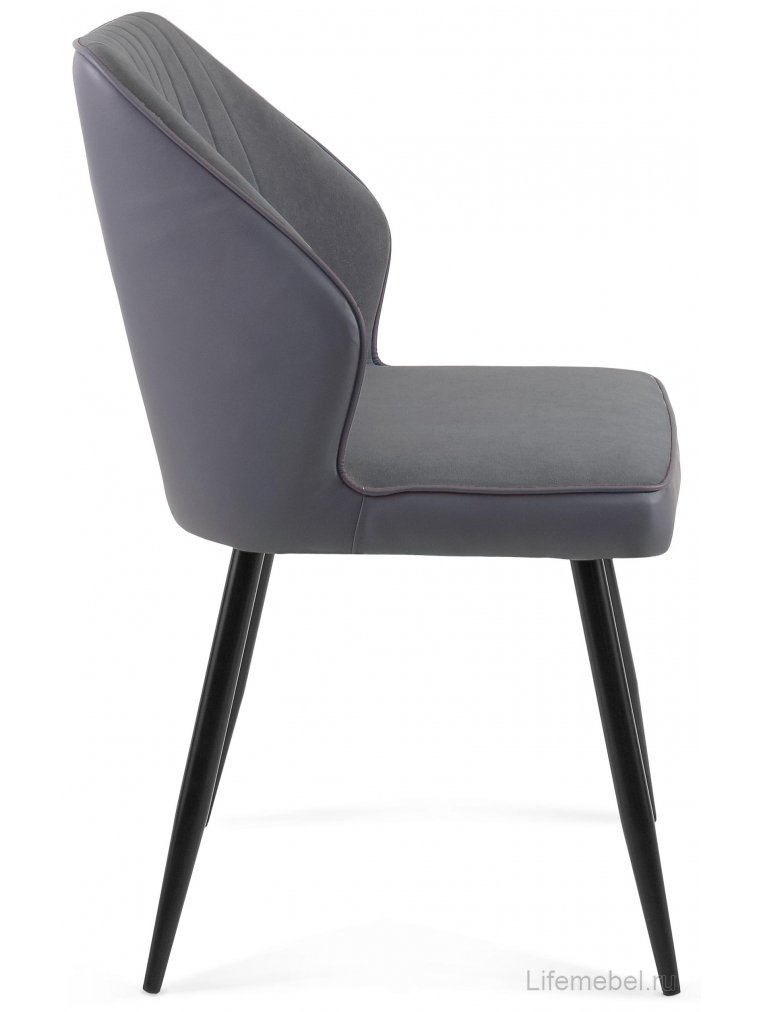 Стул на металлокаркасе DikLine 222М серый / черный