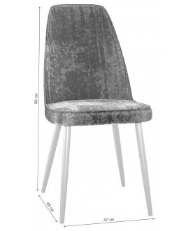 Стул на металлокаркасе DikLine 326