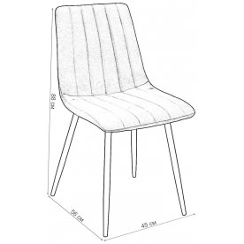 Стул на металлокаркасе Dublin G108-27