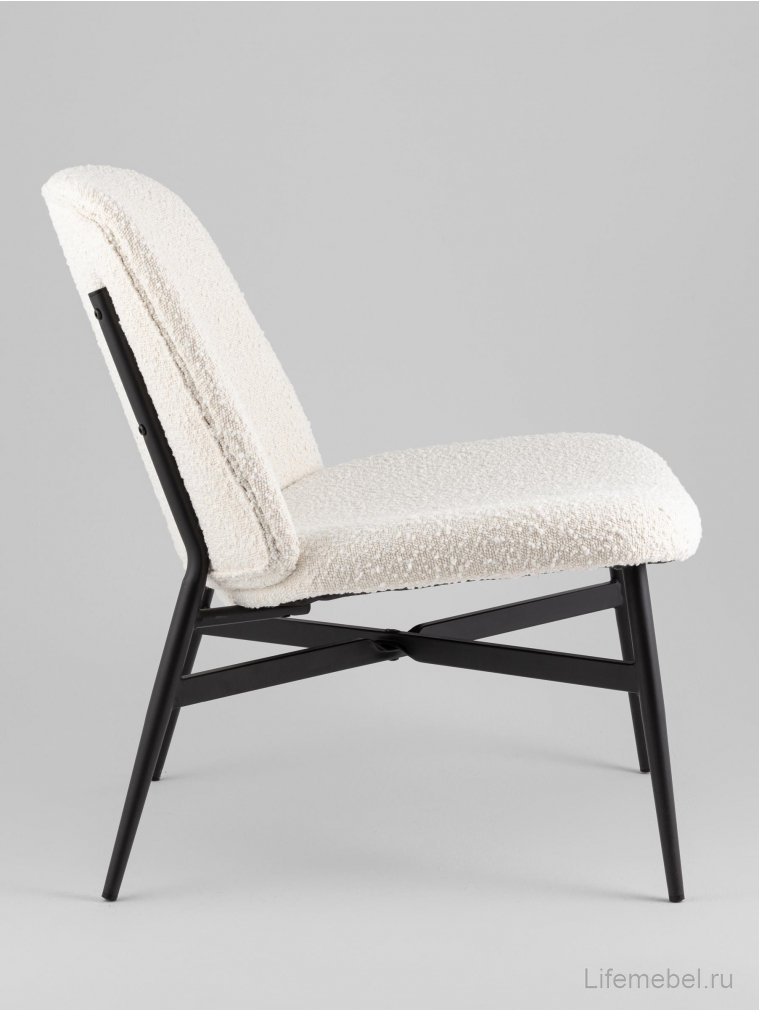 Стул на металлокаркасе Лэйм, белый