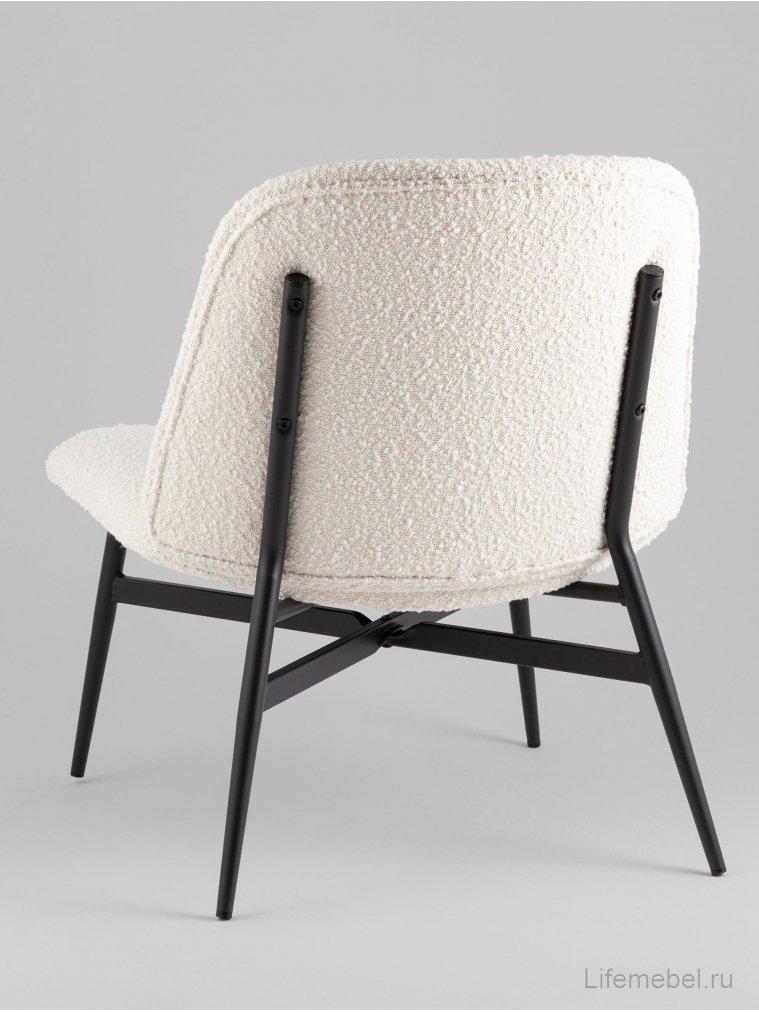 Стул на металлокаркасе Лэйм, белый