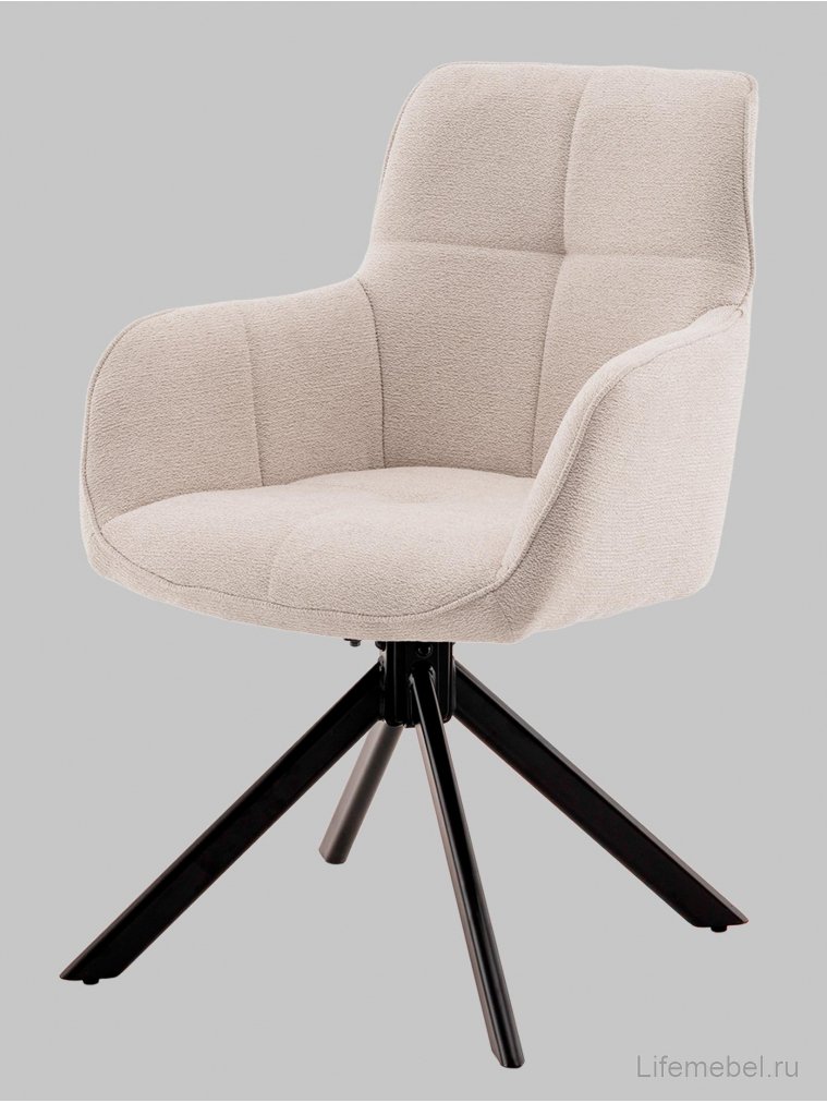 Стул на металлокаркасе Мерик кремовый