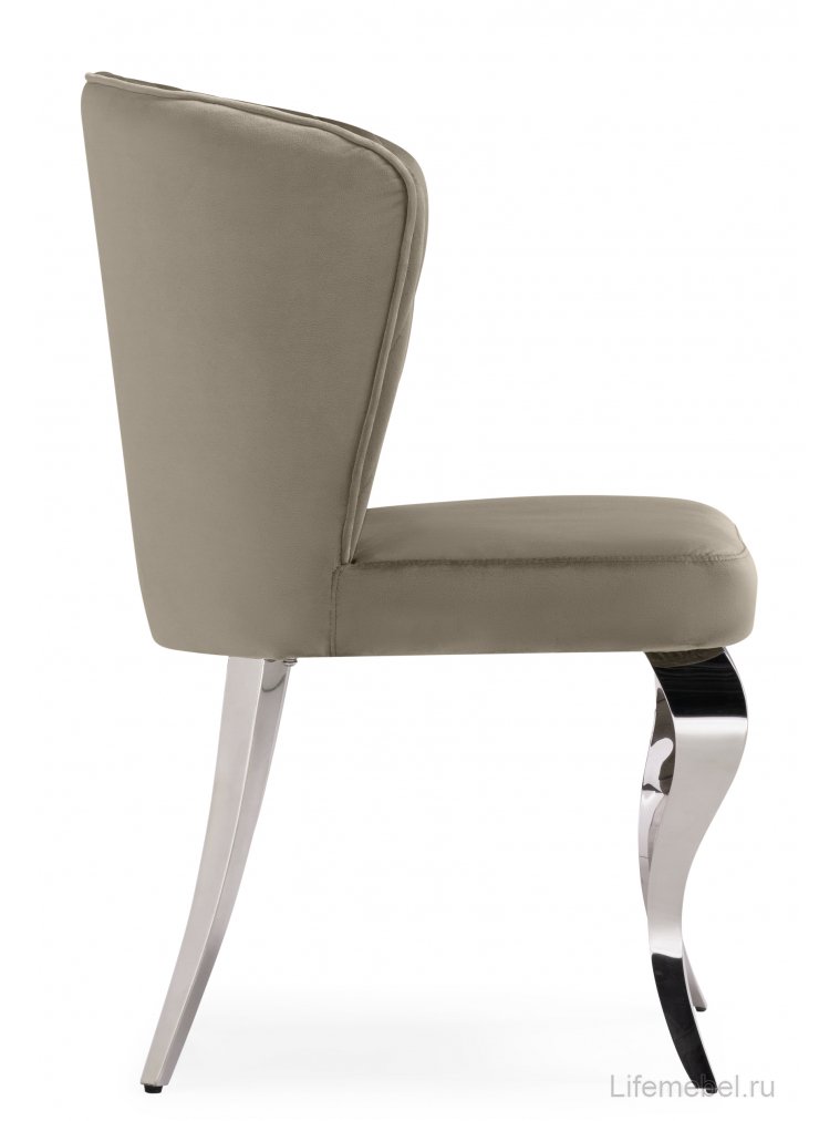 Стул на металлокаркасе Edwin light beige / steel