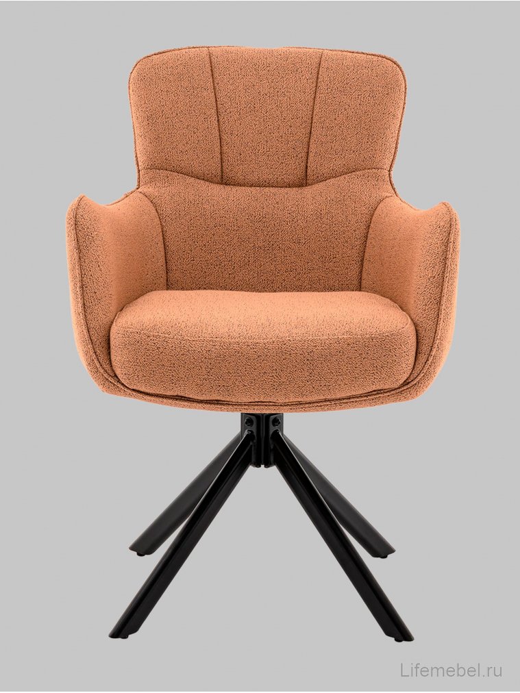 Стул на металлокаркасе Лимаэль терракотовый