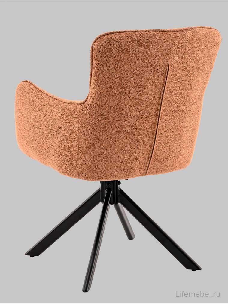 Стул на металлокаркасе Лимаэль терракотовый