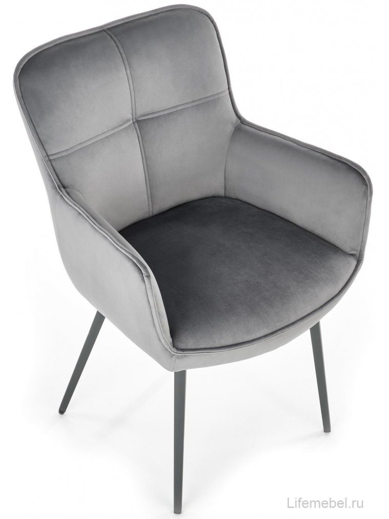 Стул на металлокаркасе K463 серый