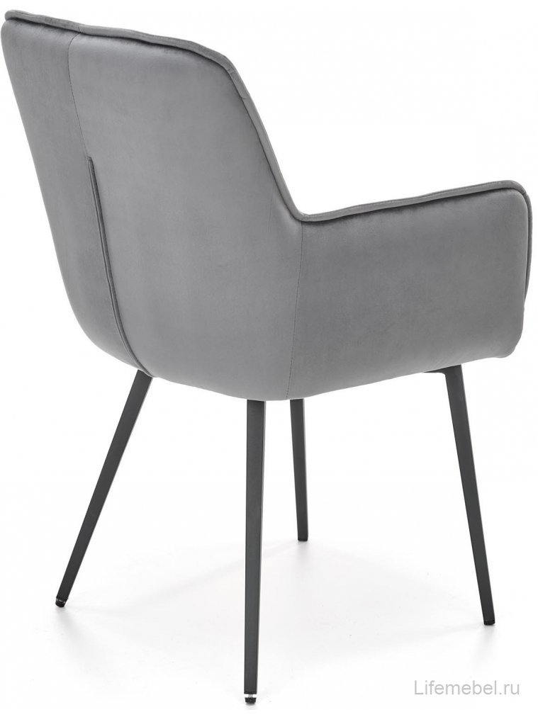 Стул на металлокаркасе K463 серый