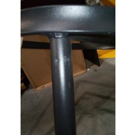 Стул на металлокаркасе Flor gray / brown / black