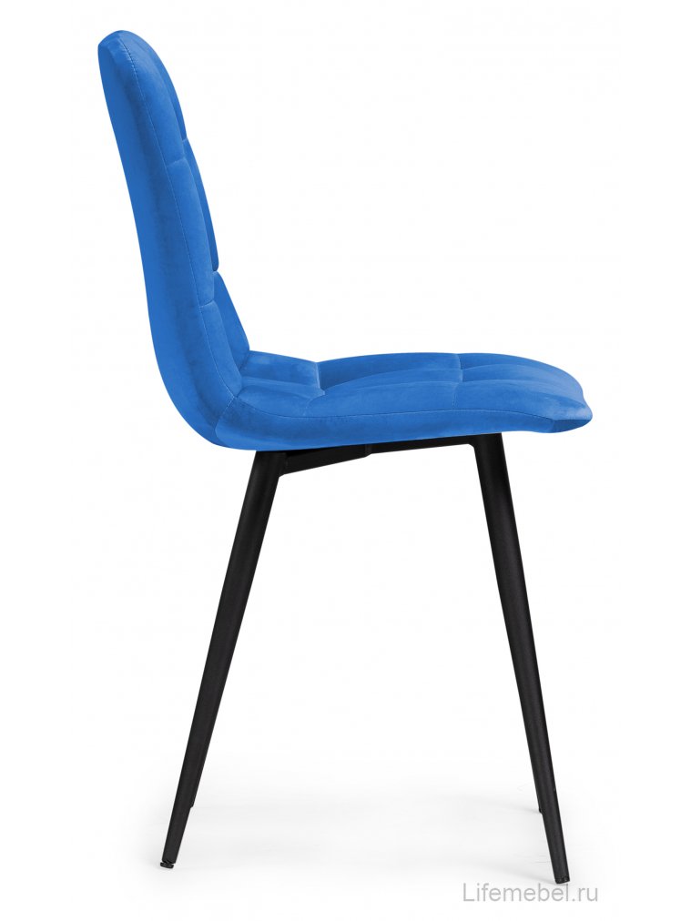 Стул на металлокаркасе Fox 01 blue / black