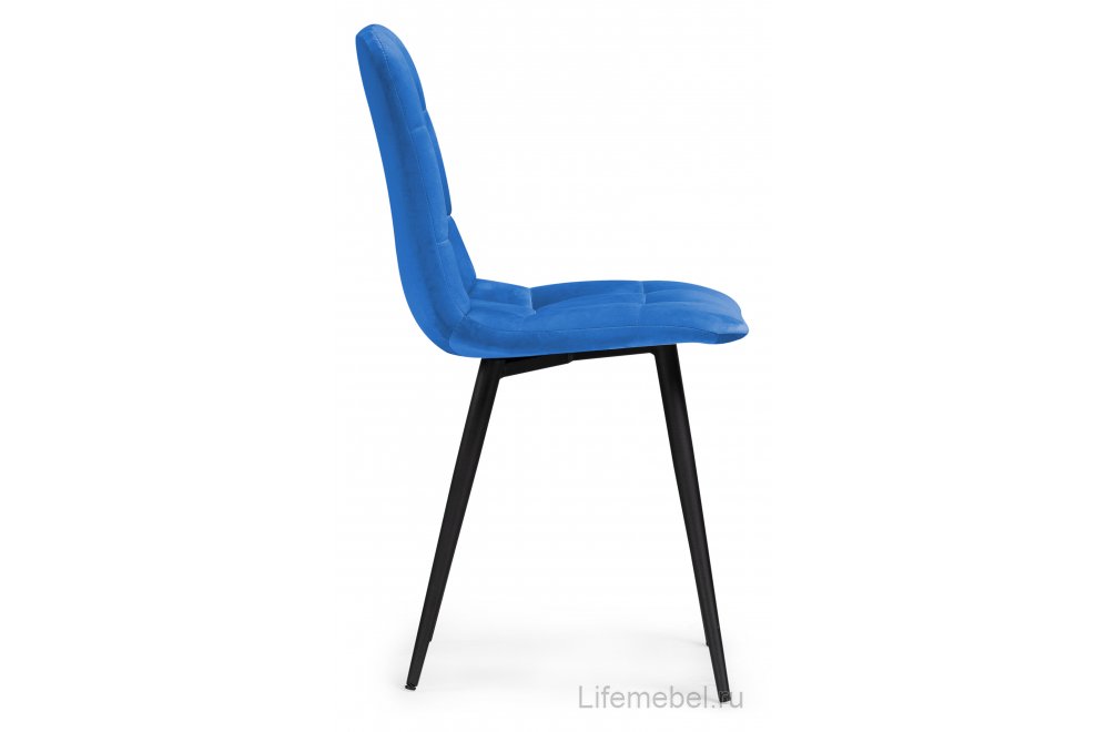 Стул на металлокаркасе Fox 01 blue / black