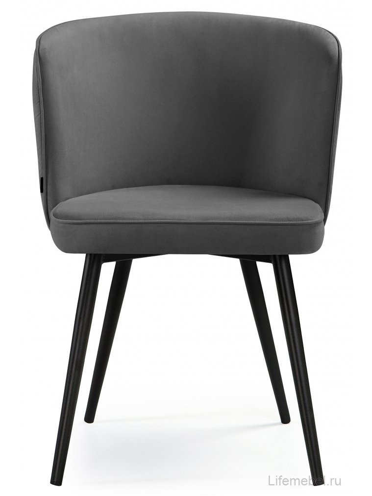 Стул на металлокаркасе Фрибур velutto 32 / черный