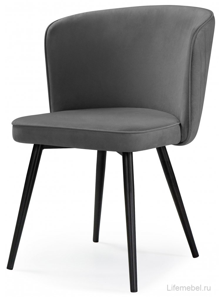 Стул на металлокаркасе Фрибур velutto 32 / черный