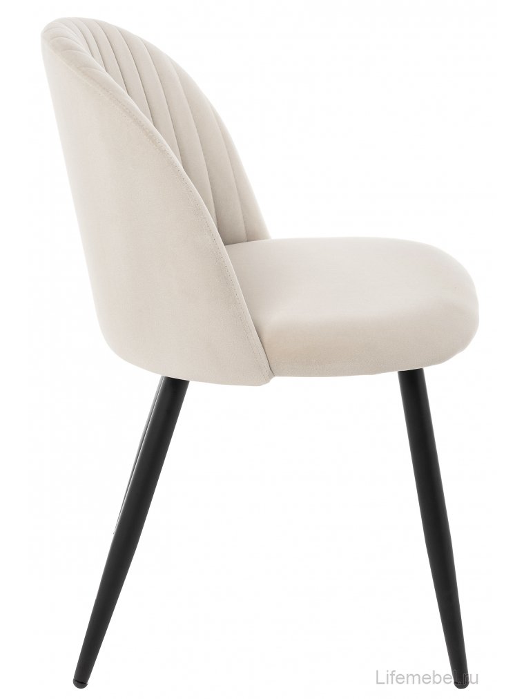 Стул на металлокаркасе Gabi 1 beige / black