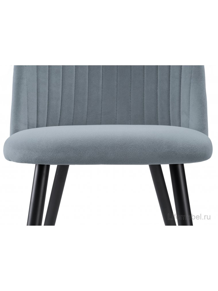 Стул на металлокаркасе Gabi 1 gray / black