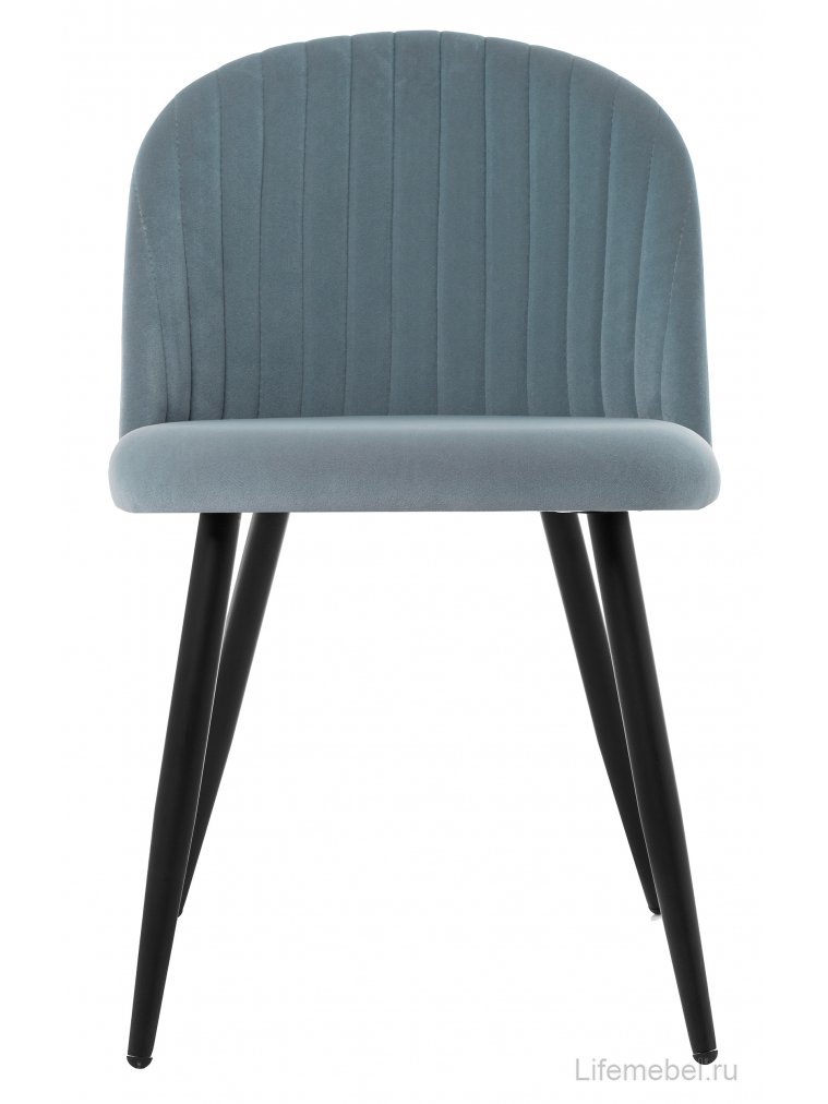 Стул на металлокаркасе Gabi 1 light blue / black