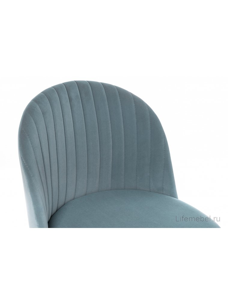 Стул на металлокаркасе Gabi 1 light blue / black
