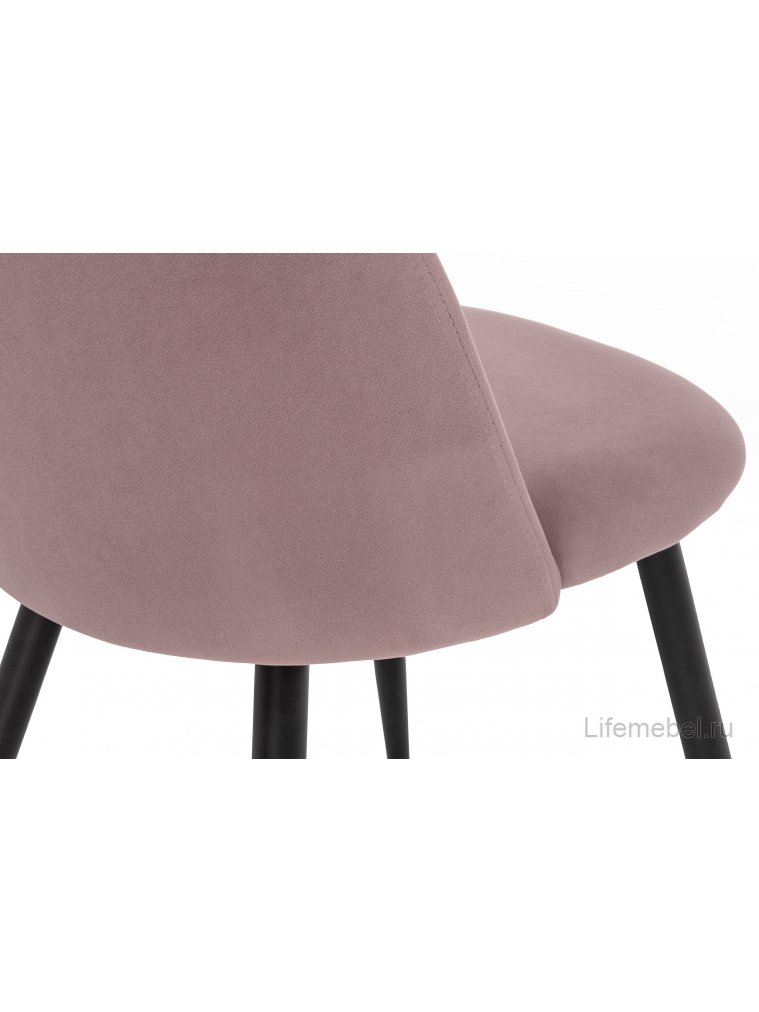 Стул на металлокаркасе Gabi 1 light purple / black