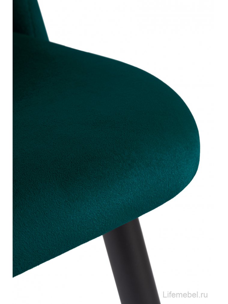 Стул на металлокаркасе Gabi green / black