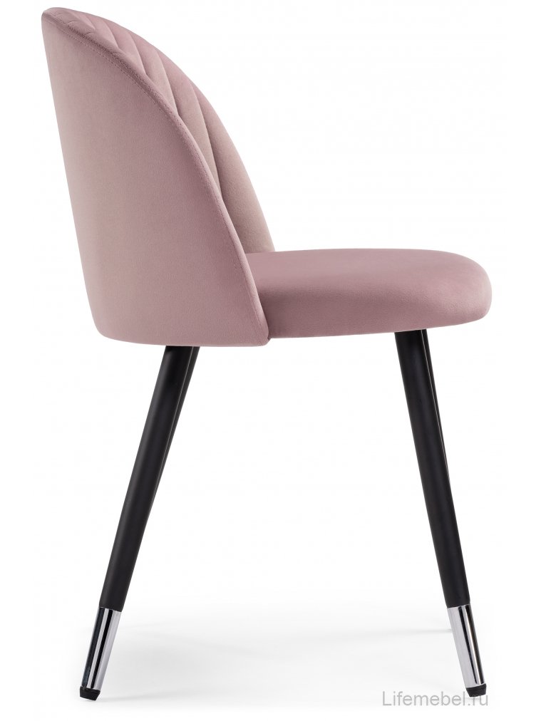 Стул на металлокаркасе Gabi light purple / black