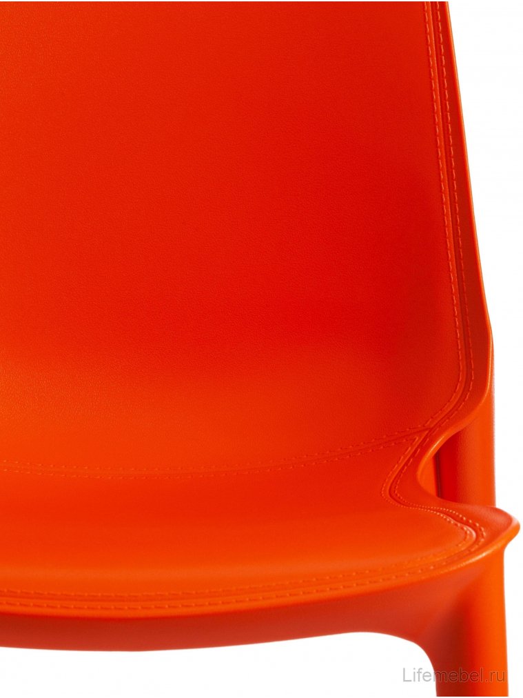 Стул на металлокаркасе Genius оранжевый / черный 1 шт