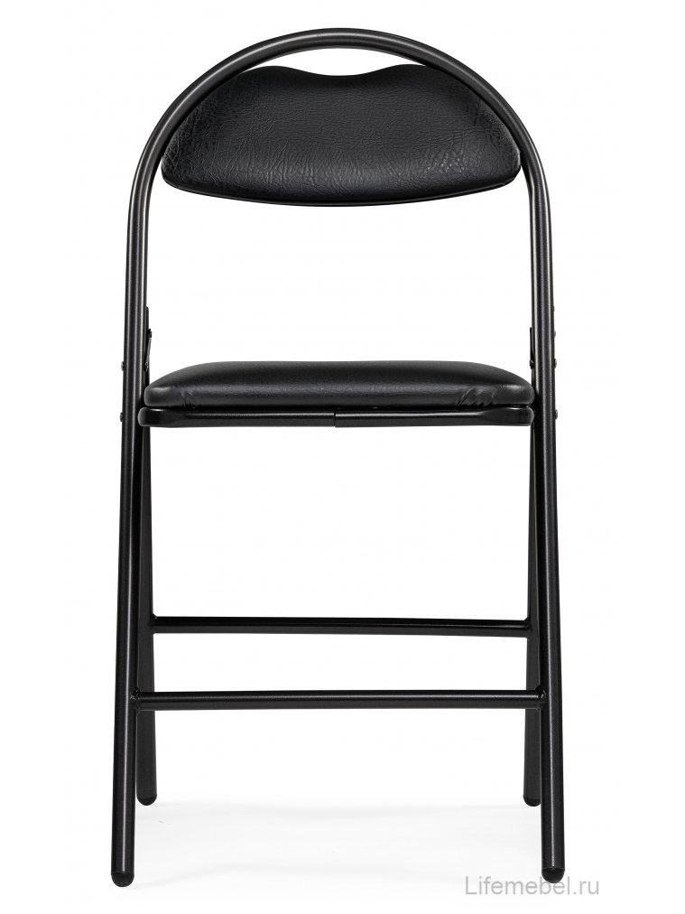 Стул на металлокаркасе Gikat черный / темный мусс