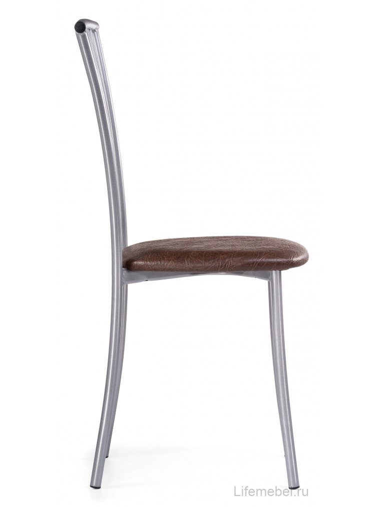 Стул на металлокаркасе Grigori горький шоколад / светлый мусс