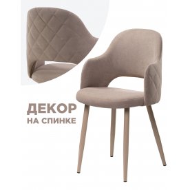 Стул Гутрид / Комфорт 14 (а) капучино ноги с ромбами желтый велюр (рестед RS-18)