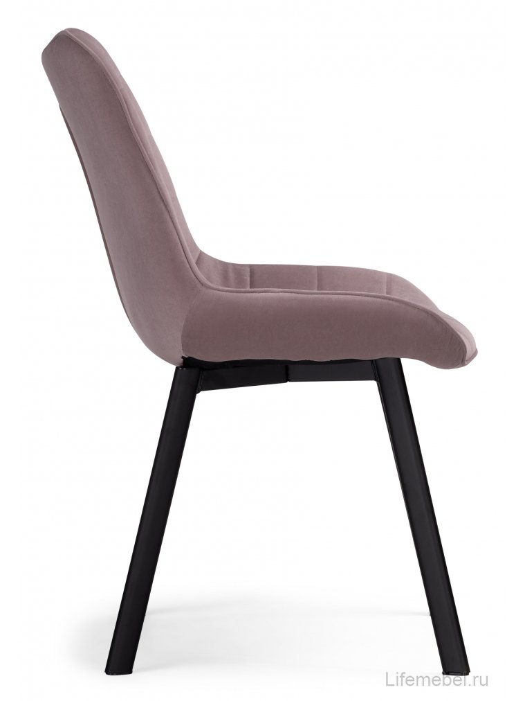 Стул на металлокаркасе Hagen light purple / black