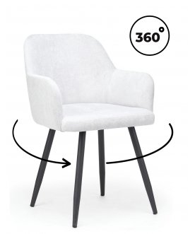 Стул-кресло Инфини горчичный (ocean 016) / светлое дерево