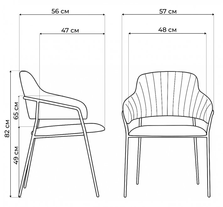 Стул на металлокаркасе Инклес темно-зеленый / черный глянец