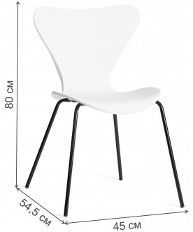 Стул на металлокаркасе Jacobsen/Якобсен мод. dc 102-1