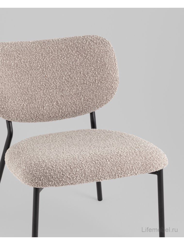 Стул на металлокаркасе Джеймс, серый