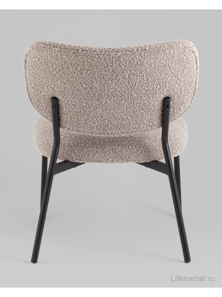 Стул на металлокаркасе Джеймс, серый