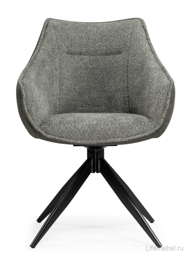 Стул на металлокаркасе Kansas gray / graphite gray / black