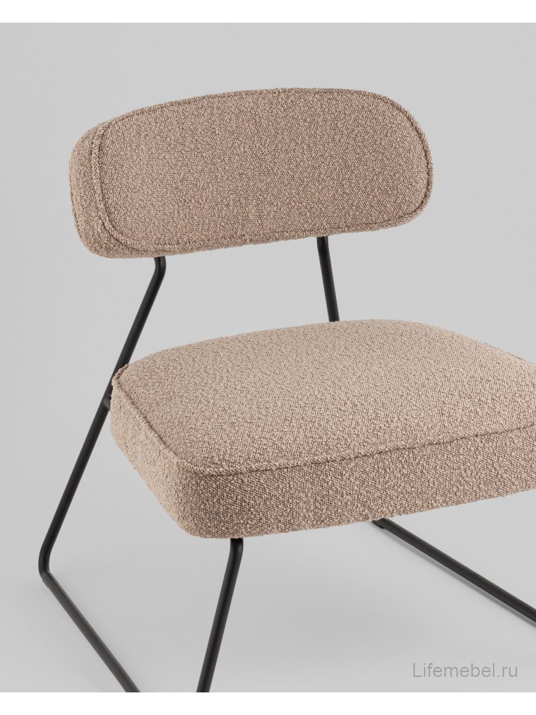 Стул на металлокаркасе Кайла, бежевый