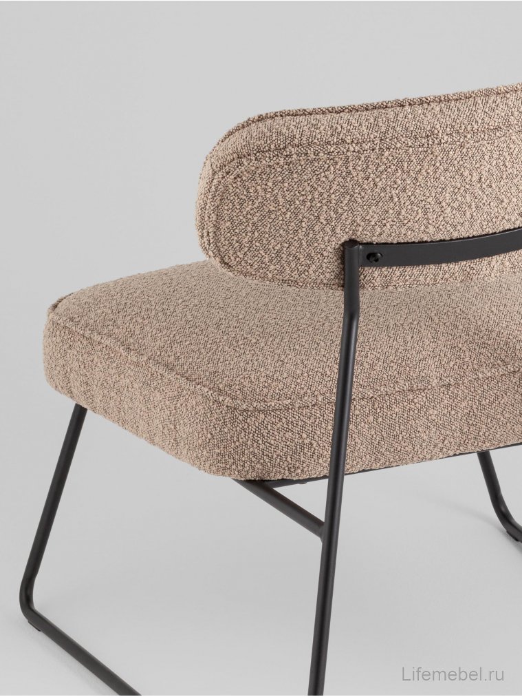 Стул на металлокаркасе Кайла, бежевый