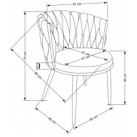 Стул на металлокаркасе Киала