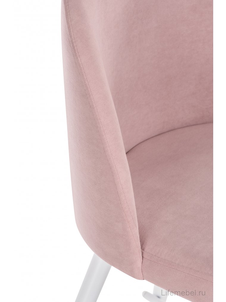 Барный стул Сондре пыльно-розовый / белый