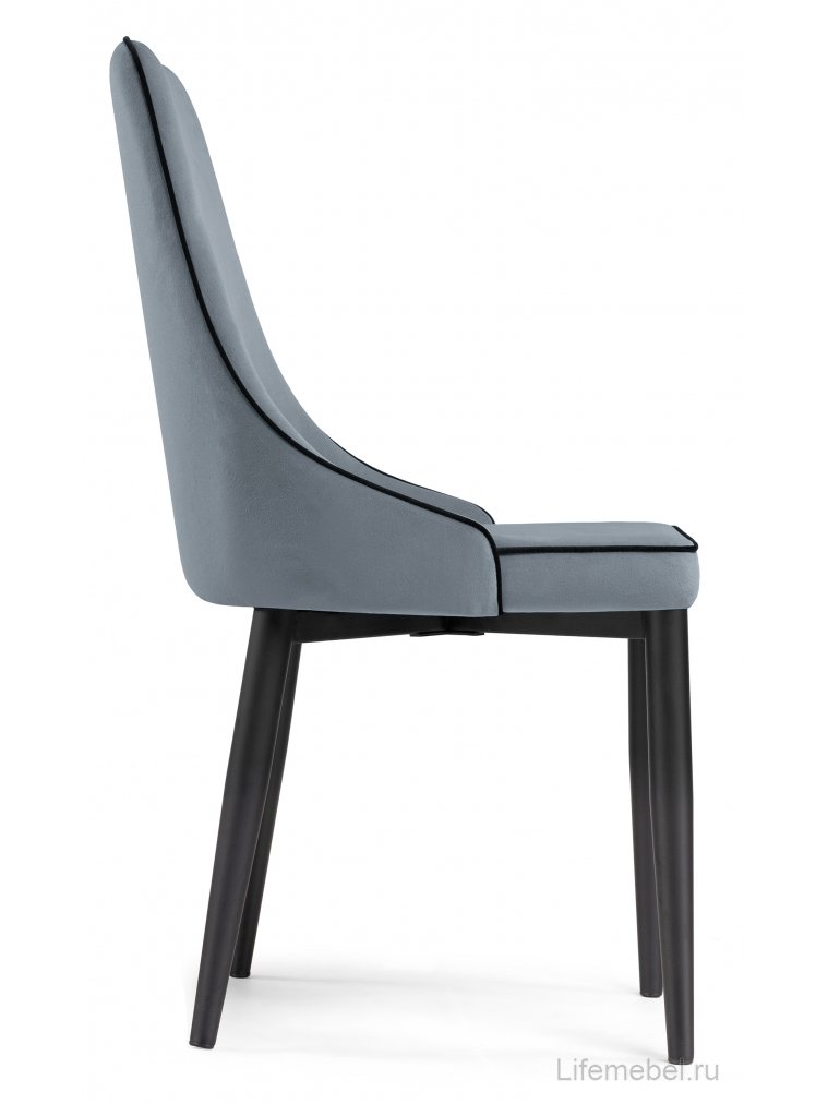 Стул на металлокаркасе Kora 1 gray / black