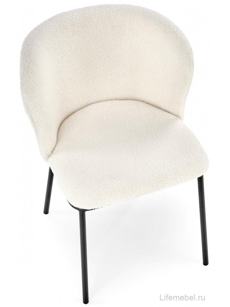 Стул на металлокаркасе Куме кремовый