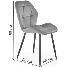 Стул на металлокаркасе K453